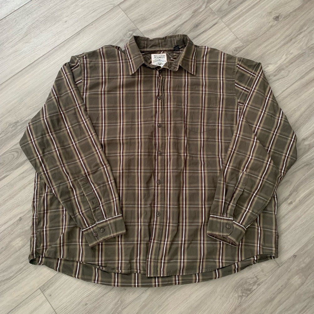 3XL Wrangler Jeans Co. 1947. Button Up Shirt